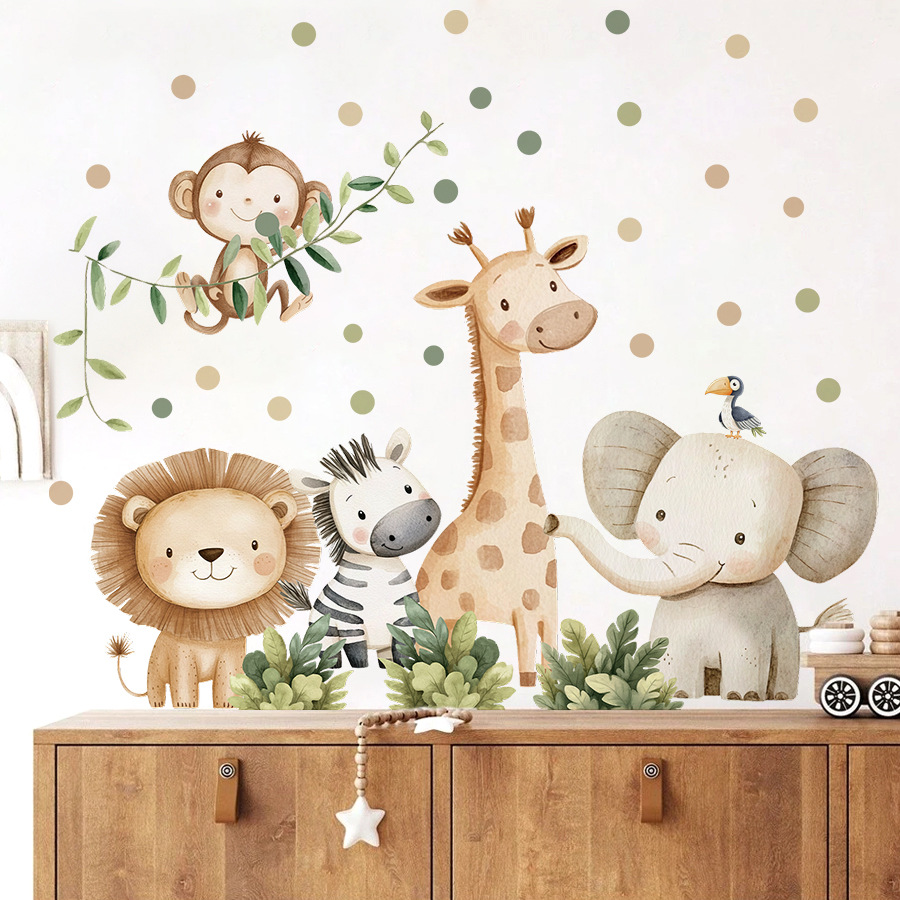 Boho Forest Animals Wall Stick - đánh giá và giá Baby Nursery Decor Girl