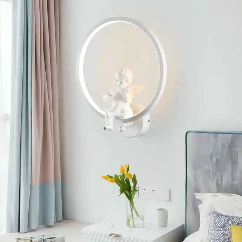 Nordic Warm Angel Wall Lamp Mo - đánh giá và giá Baby Nursery Wall Lights