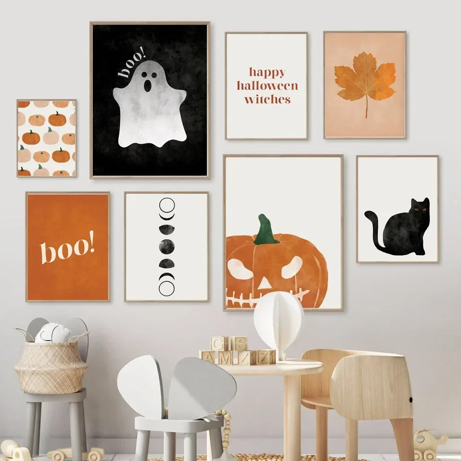 Cat Halloween Soul Pumpkin Wal - đánh giá và giá Baby Nursery Boy