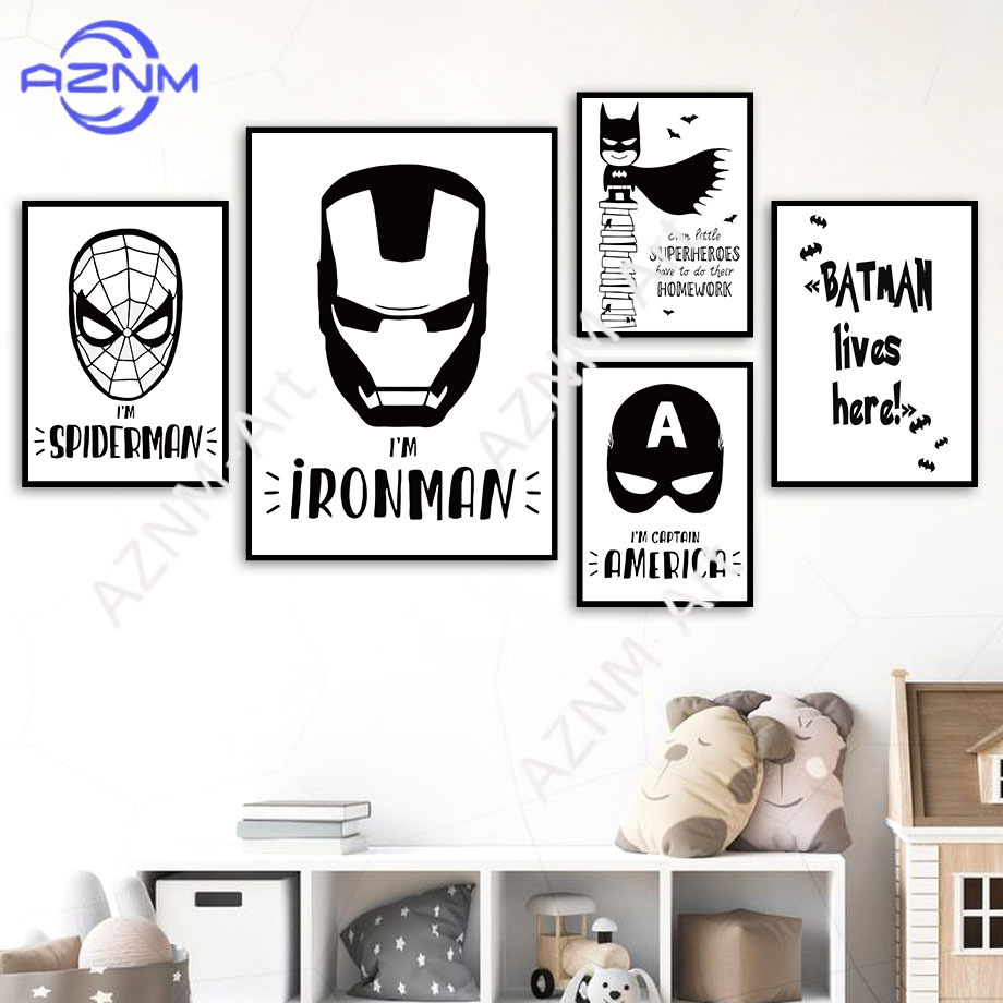 Wall Art Canvas Painting Bat C - đánh giá và giá Baby Nursery Boy
